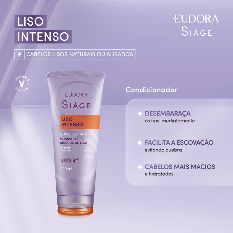 Condicionador Siàge Liso Intenso 200ml