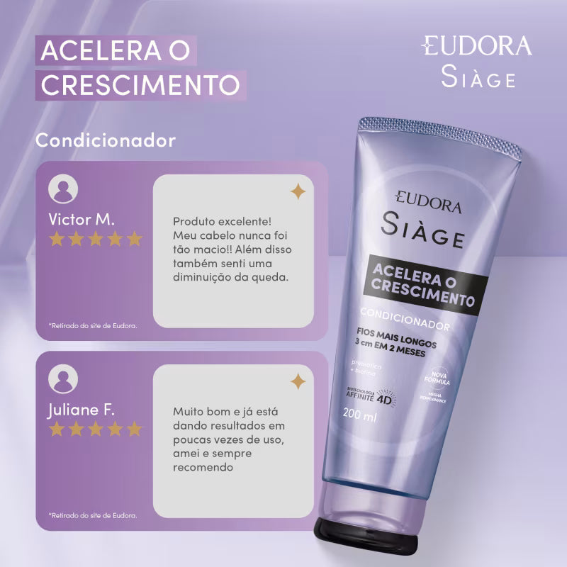Condicionador Siàge Acelera O Crescimento 200ml