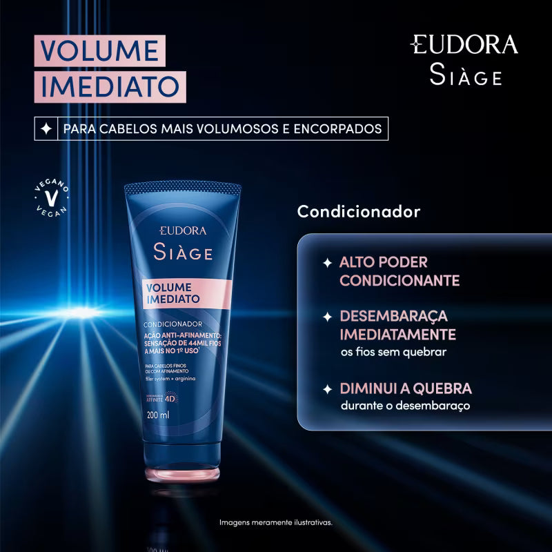 Condicionador Siàge Volume Imediato 200ml