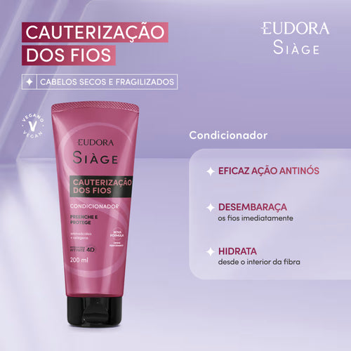Condicionador Siàge Cauterização dos Fios 200ml