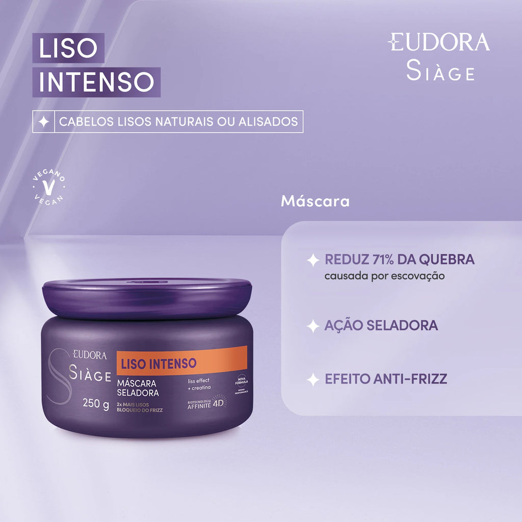 Máscara Capilar Siàge Liso Intenso 250G