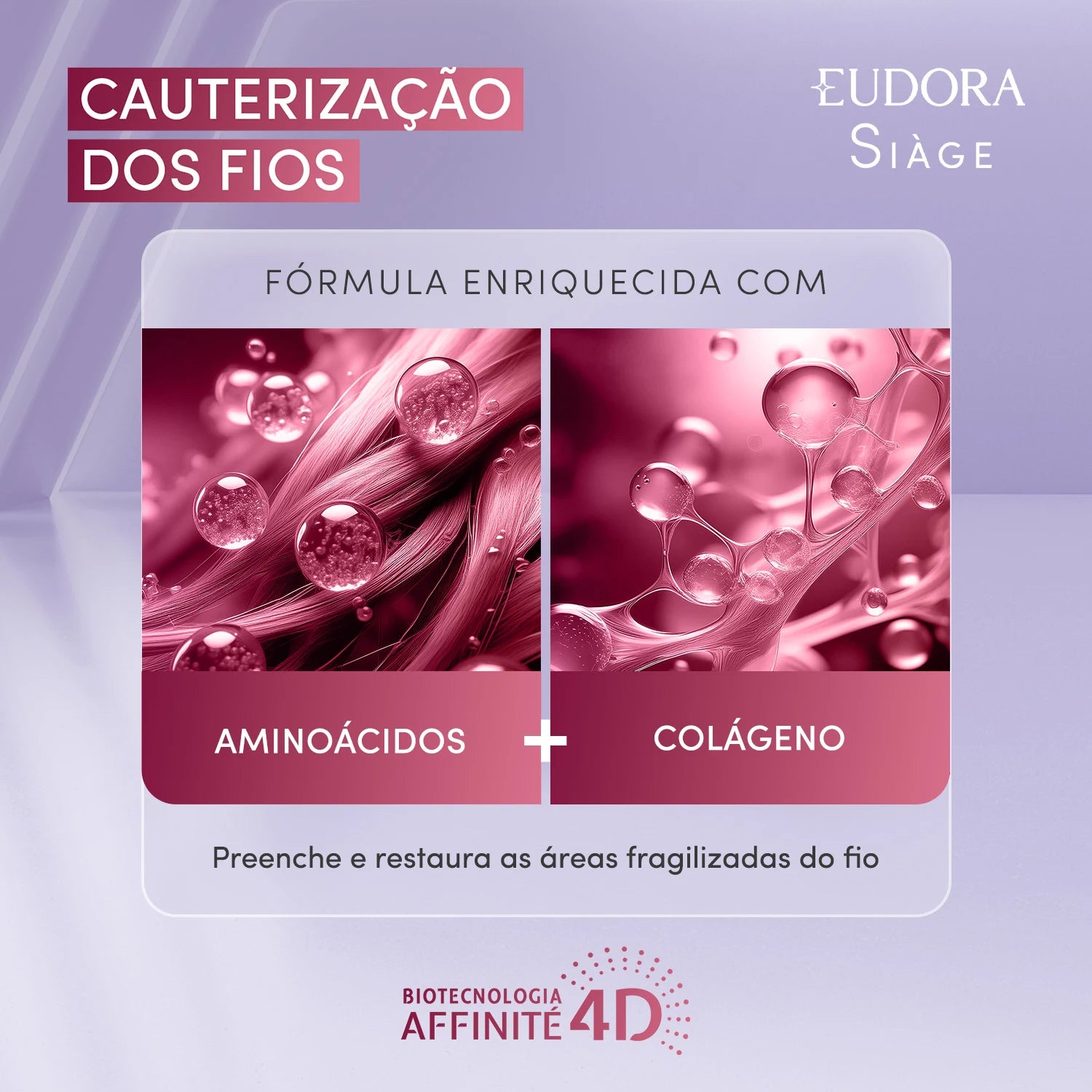 Sérum Capilar Siàge Hot Therapy Cauterização Dos Fios 60Ml